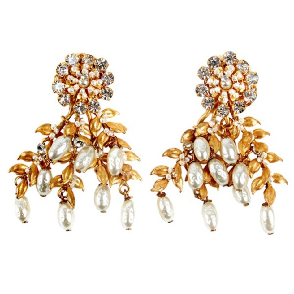 Miriam Haskell Chandelier Earrings