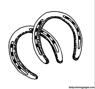 Shoes Horse Coloring Pages