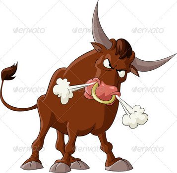 Angry Bull Graphicriver Vectors Characters Animals 731725