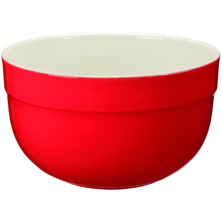 Painted red bowl free image download