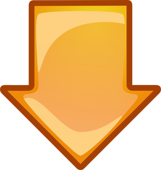 Arrow Orange Down At Clkercom Vector Online Free Image Download