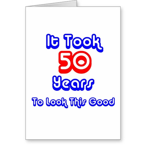 50th Birthday For Her Funny Card Greeting clipart free image download