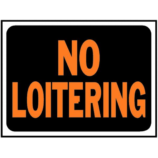 Hy Ko Products 3036 No Loitering Sign 9 X 12 Pack Of 10 At free image ...