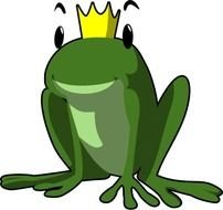 Cute Frog Prince drawing