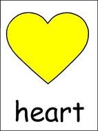 yellow heart