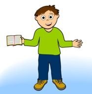 Boy Talking About The Bible Free And Easy Christian Link To