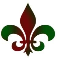 red-green figure on a white background