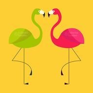 Pink Flamingo Digital Set Par