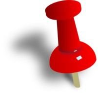 Vector Push Pins Frees That You Can Download To Computer clipart