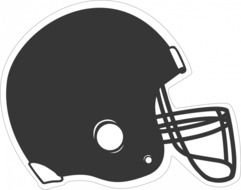 painted gray baseball helmet