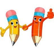 Pencil cartoon drawing