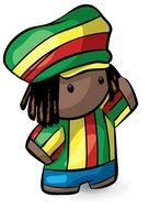 Petit Rasta A Sublim&amp;233 Sur Textile Coton Poly&amp;232st&amp;232re