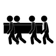 Illustration Funeral Free Pictogram Memorial Service Icon