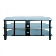 Home &amp;gt Tv Stands Levv Black Glass Stand For Upto 50