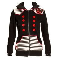 jacket with red buttons as a picture for the clipart