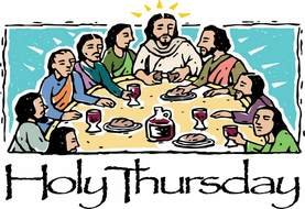 clipart of the holy thursday