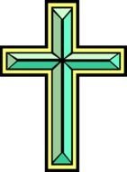 clipart of the bright cross