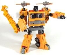 Beautiful colorful robot figure