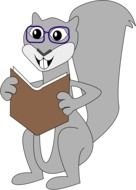 Christmas Squirrel drawing