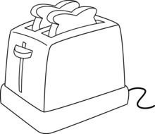 electric toaster as picture for clipart