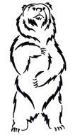 big bear as a picture for clipart