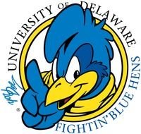 Delaware Blue Hens Primary Logo 1993 1 Youdee Mascot Hen