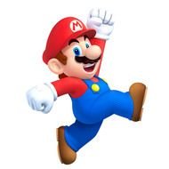 painted running Super Mario