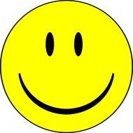 big smiley in a white square