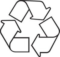 Recycling Symbol At Clkercom Vector Online