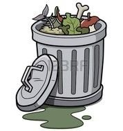 clipart of painted trash can