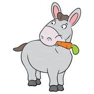 Cartoon Donkey drawing