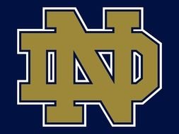 Notre Dame Football drawing