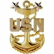 Amazoncom Us Navy Master Chief Petty Officer Emblem Pin 1 3 4