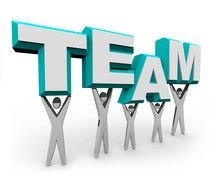 Team as a picture for clipart