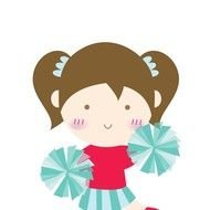 sweet animated girl