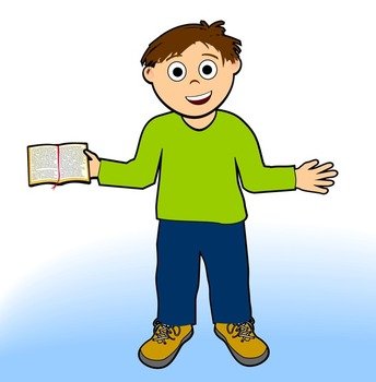 Boy Talking About The Bible Free And Easy Christian Link To