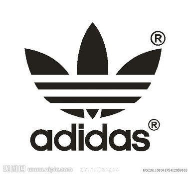 Adidas三叶草logo矢量图 企业logo标志 标志图标 矢量