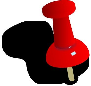 Vector Push Pins Frees That You Can Download To Computer clipart
