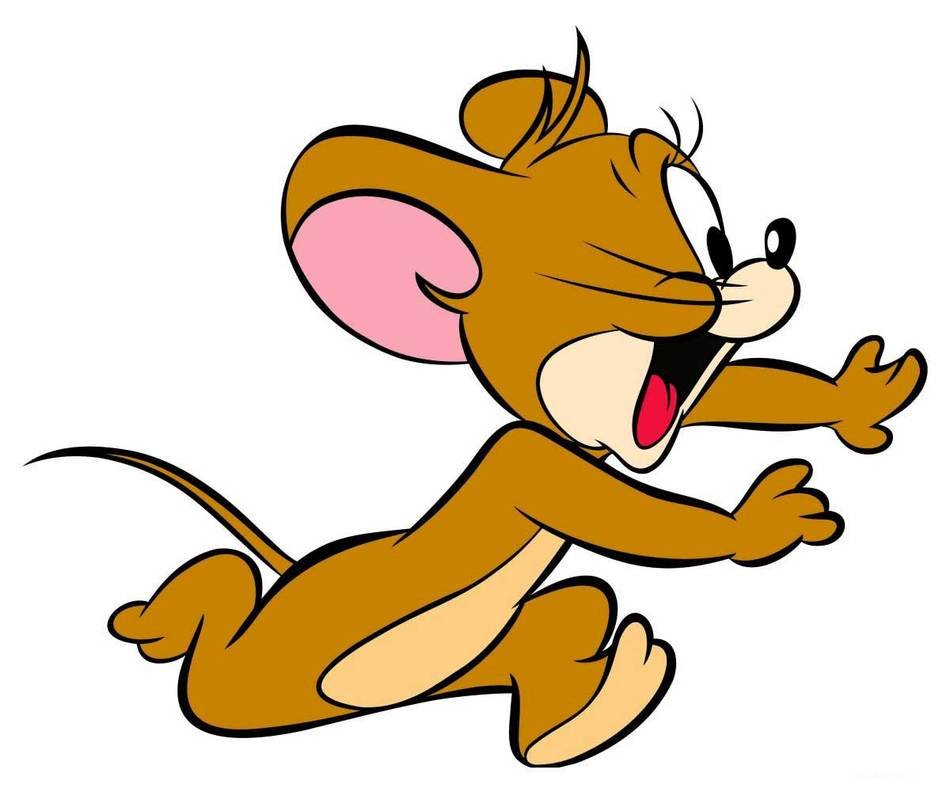 cartoon running mouse