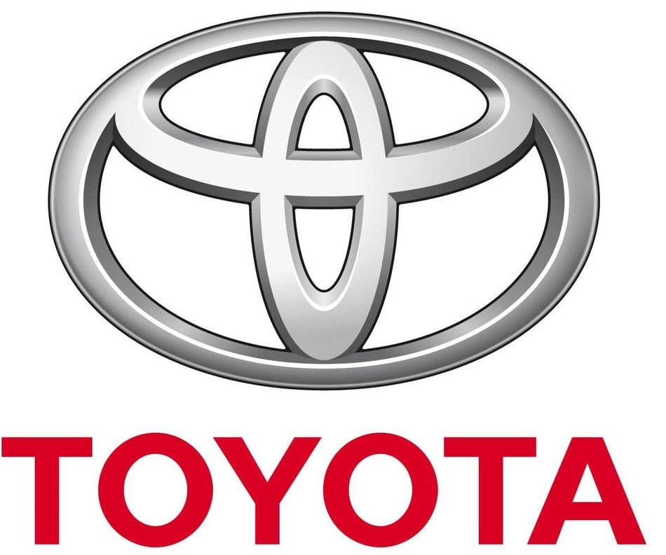 Toyota's colorful logo clipart