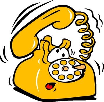 Ringing Telephone At Clkercom Vector Online