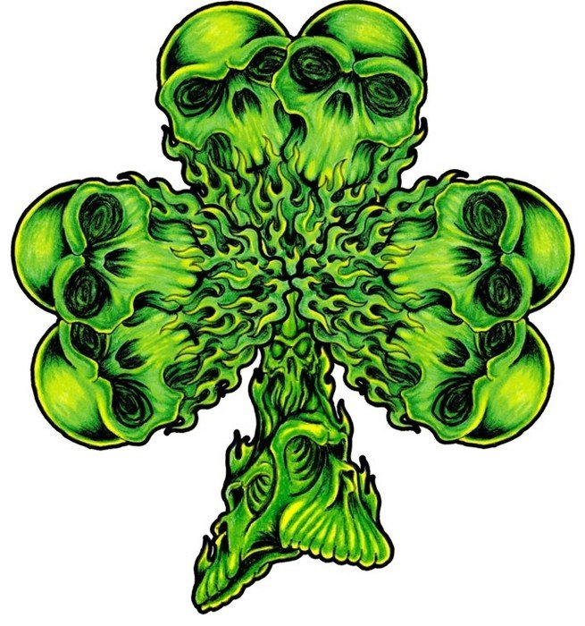 Clover Tattoo Drawings 592