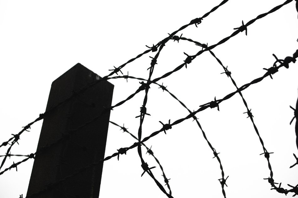 Barbed Wire Photodrawing