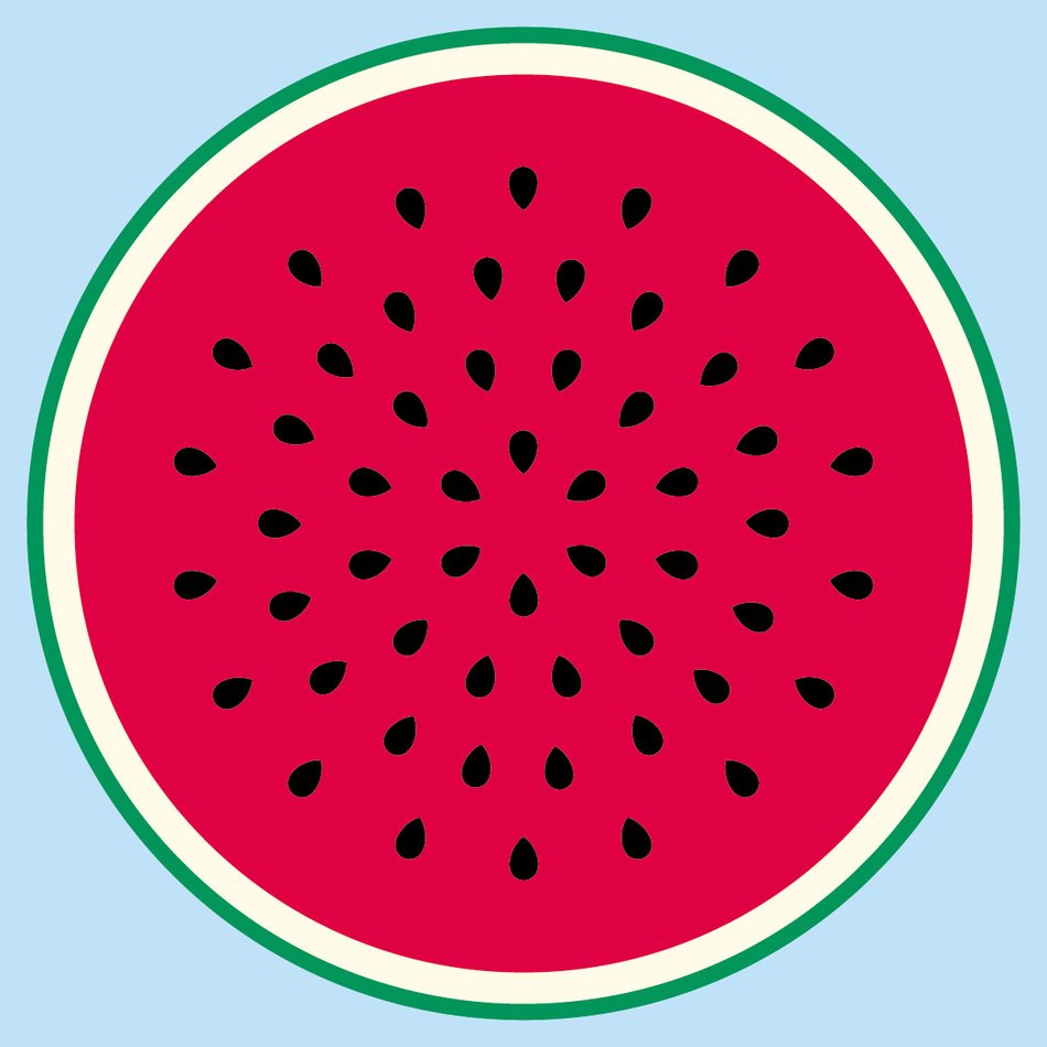 Watermelon as a picture for clipart
