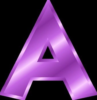 Alphabet Letter A Vector