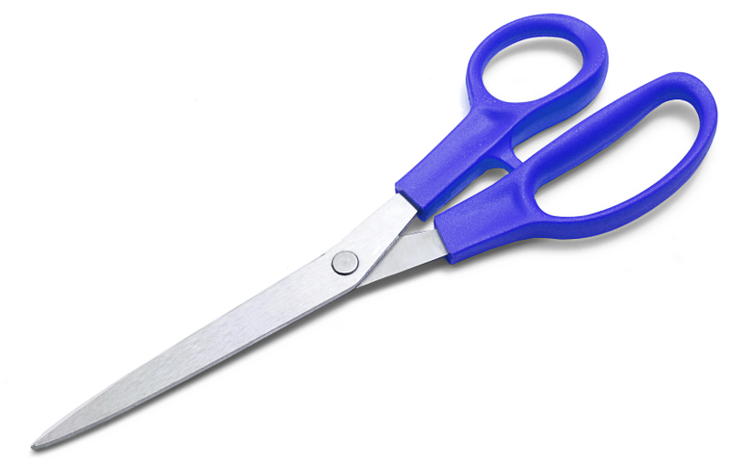 Blue scissors as a picture for clipart free image download