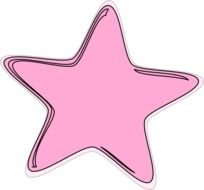 Pink Star Vector drawing