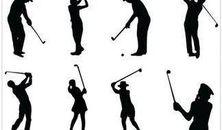 Golf Silhouette Pack drawing