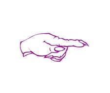 Halloween ting Finger drawing