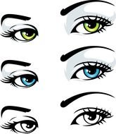 woman Eyes drawing